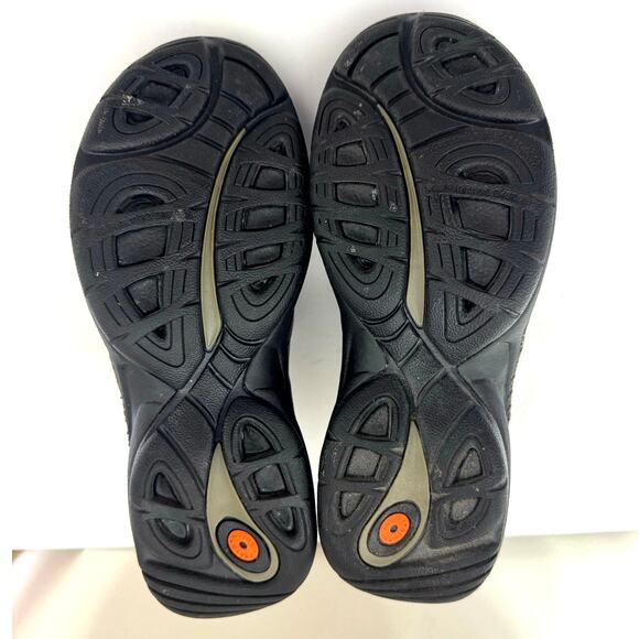 Merrell Women’s Primo Patch Black Leather Slip On Clogs Shoes Size 7.5 - Picture 11 of 12